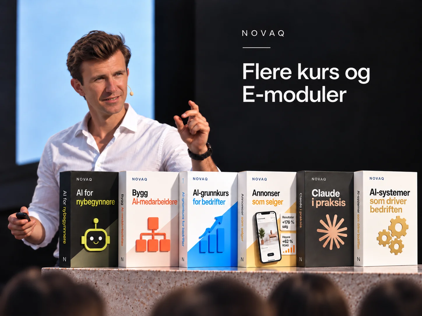 Daniel Aasbryn presenterer Novaq kurs og E-moduler